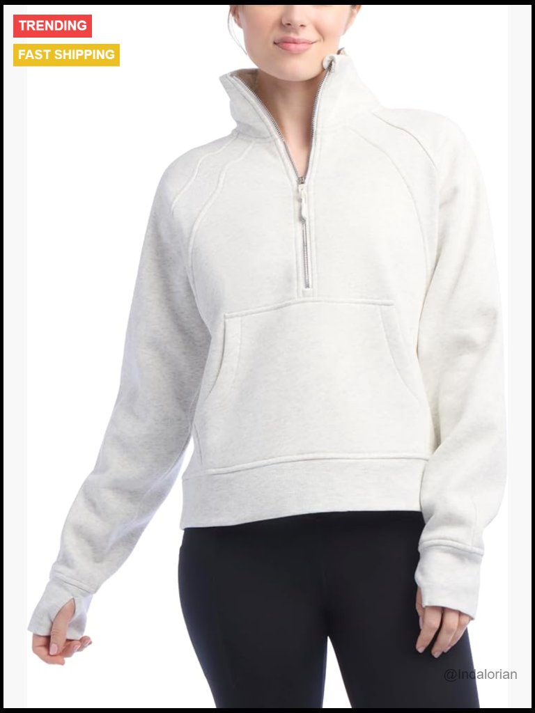 Heavy Weight Brushed Fleece Half Zip Pullover Sweatshirt Mock Neck